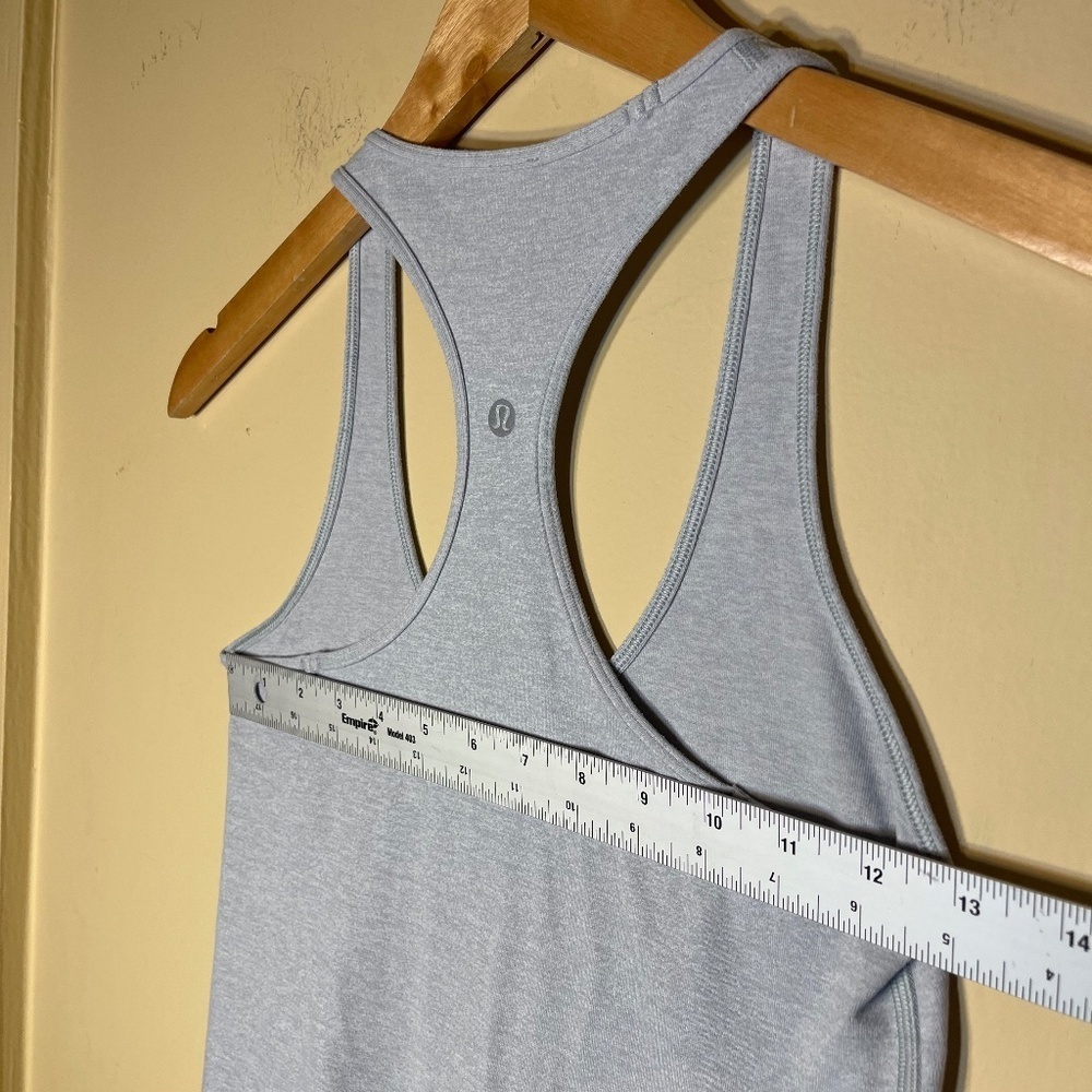 Lululemon Gray Racerback Tank Top - Picture 5 of 6
